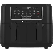 Continental Edison Ölfreie Heißluftfritteuse - CERFRSH24002CB - 9 l - Doppelbleche - 2400 W - Schwarz