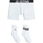 G-Star Boxer & Sock Set 44-47 - Weiß - Herren - XL