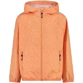 CMP Mädchen Regenjacke Kid G Rain Fix Hood Jacket 31X7295-C520 110 - Salmone - 110