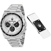 Maserati Velocità Chronograph Herrenuhr Geldklammer-Set Limited Edition