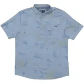 Salty Crew Flagship Uv Button Up Kurzarmhemd