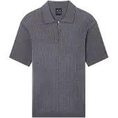 Armani Exchange für Herren. XM002438AF22249U8144 Polo Classic grau (XXL), Lässig, Baumwolle, Kurzarm