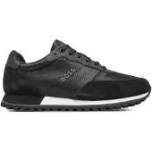 BOSS Sneaker "Sneaker Parkour-L Runn ny", Herren, Gr. 45, schwarz, Obermaterial: 100% Polyester PES. Futter: 100% Polyester PES. 100% Synthetik synthetic., Schuhe Sneaker