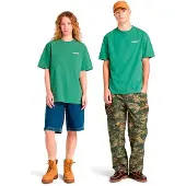 Timberland - Lake House Back Graphic Tee - T-Shirt Gr XL türkis