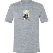 Super.natural - Kid's Crazy Mouse Tee - Merinoshirt Gr 116 grau/ various