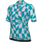 ALÉ - Women's PR-E Multiverso 2.0 S/S Lady Jersey - Radtrikot Gr M türkis
