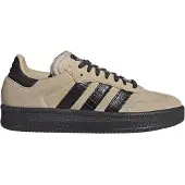 Adidas Sneaker ORIGINALS "SAMBA XLG", Mädchen, Gr. 43, beige (stone khaki, core schwarz, utility schwarz), Leder, Synthetik, Schuhe Sneaker