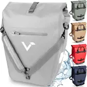 Valkental ValkOcean 2in1 Fahrradtasche, 100% Wasserdicht - 23-28L - space grey