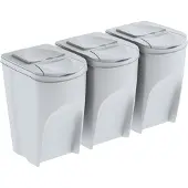 Prosperplast Sortibox 3er-set Recyclingbehälter 3x35l