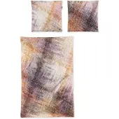 Irisette Flausch-Baumwolle Bettwäsche Zobel orange 8550 155x220 cm + 80x80 cm