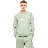 EA7 für Herren. 7M001312_AF13512 Sweatshirt Sichtbarkeit M grün (3XL), Lässig, Sportlich, Baumwolle, Sportbekleidung, Multisport, Kurzarm