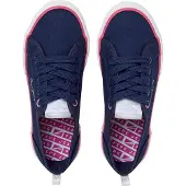 Pepe Jeans für Frauen/Mädchen. PGS300010 Brady Club Schuhe navy (34), Stoff, Flach, Schnürung, Lässig, Marine, Kinderbekleidung