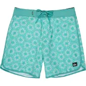 Quiksilver Boardshorts "Surfsilk Scallop 18", Herren, Gr. 36(XL), blau (aqua ocean mayhem), Obermaterial: 88% Polyester, 12% Elasthan., Hosen Boardshorts