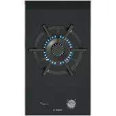 Bosch Serie 8 PRA3A6I10, Schwarz, Integriert, 30 cm, Gaskochfeld, Glaskeramik, 1 Zone(n)