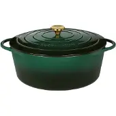 Küchenprofi Bratentopf oval Provence | 35cm Racing Green : 35cm Racing Green Ausführung: 35cm Racing Green