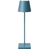 Sigor LED-Akkutischlampe Nuindie, USB-C, blau, IP54, dimmbar