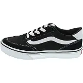 Vans Brooklyn Ls Suede/Canvas Black/White Größe EU 37