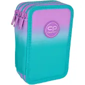 CoolPack - JUMPER 3 - Dreifach-Federmäppchen mit Zubehör - GRADIENT BLUEBERRY