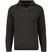 Ragman Troyer , Herren, Gr. 54, braun, Strick, 100% Baumwolle, Pullover Troyer