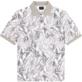 Armani Exchange für Herren. XM002355AF10366F1146 Polo Classic beige (S), Lässig, Baumwolle, Kurzarm