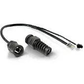 Quwireless PoE-Splitter wasserdicht RJ45 IP68 für Außen, 380mm, 100Mbit