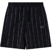 EA7 für Herren. 7M001393_AF12660 Graphic Series Shorts schwarz (M), Lässig, Baumwolle, Kurzarm