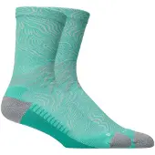 Asics - Fujitrail Graphic Crew Sock - Laufsocken Gr 39-42 türkis