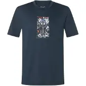 Super.natural - Kid's Crazy Mouse Tee - Merinoshirt Gr 140 blau/ various
