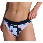 Roxy Bikini-Hose "Active Classic", Damen, Gr. L, bunt (anthrazit im fleur real), Obermaterial: 75% Nylon, 25% Elasthan., Badehosen Bikini-Hose