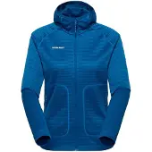 Mammut - Women's Crag ML Hooded Jacket - Fleecejacke Gr XS blau