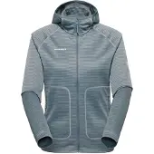 Mammut - Women's Crag ML Hooded Jacket - Fleecejacke Gr M grau
