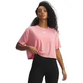 Under Armour Rival Boxy Tee Wash pink white (600) XL