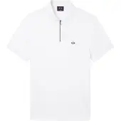 Armani Exchange für Herren. XM002372AF21936U0009 Stoff Poloshirt weiß (L), Lässig, Viskose, Kurzarm