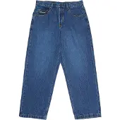 Dc-shoes Boyfriend-Jeans "Baggy", Herren, Gr. 33(M/L) / Länge 34(L), blau (stone indigo), Obermaterial: 75% Baumwolle, 25% Baumwolle., Jeans Boyfriend-Jeans