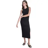 DKNY Domestud ärmelloses Langes Kleid