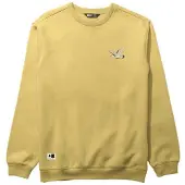 Salty Crew Worn IN Crew Fleece mineral yellow (MINYEL) XL