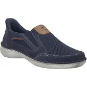 Josef seibel Slipper "New Anvers 25, nachtblau-kombi", Herren, Gr. 39, blau (nachtblau, kombi), Obermaterial: 80% Rindsleder Leather cow. 20% Textilmaterial TEXMAT., Schuhe Slipper