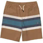 Salty Crew Crew Boys Stripe Volley bronze brown (BBRN) XL