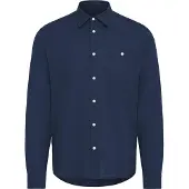 Blend Hemd 20718400 Dunkelblau Regular Fit