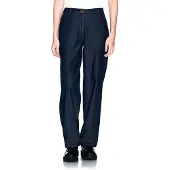 Armani Exchange für Damen. XW002257AF21337MB001 Hose aus marineblauem Chambray-Stoff (M), Lässig, Baumwolle