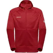 Mammut - Crag ML Hooded Jacket - Fleecejacke Gr XL rot