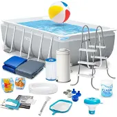 Intex Prism Frame Gartenpool 300 x 175 x 80 cm 18-in-1 26784