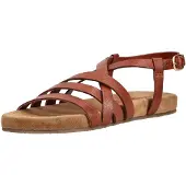 Lazamani Riemchensandale "Sandalen Leder/Textil"