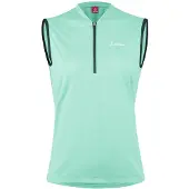 Löffler Women Bike Sleeveless Shirt Half Zip Plain clearwater (304) 38