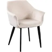 Kondela Essensstuhl Er antwortete - beige / schwarz