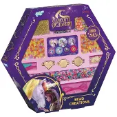 Totum Creative Craft Group Unicorn Academy Perlen Set - kreatives Bastelspielzeug Armbänder machen