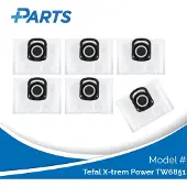 Plus.Parts Tefal X-trem Power TW6851 Staubbeutel (6-er Pack, )