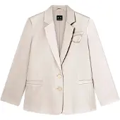 Armani Exchange für Damen. XW001953AF21553U6223 Halbbeiger Blazer (S), Lässig, Klassisch, Polyester