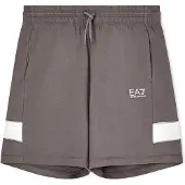 EA7 für Herren. 7M001279_AF12681 Core Identity Shorts grau (L), Lässig, Baumwolle