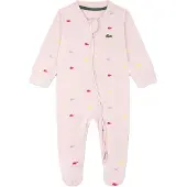 Lacoste Kids Footed Croco Print Langärmliger Overall